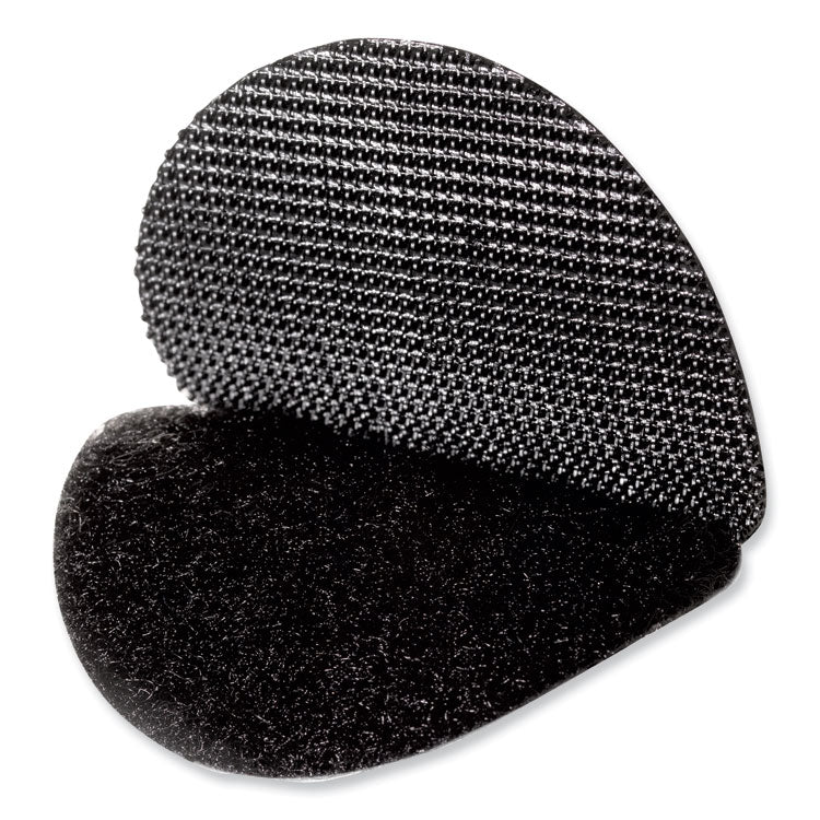 Industrial Strength Heavy-Duty Fastener, 1.88" Dia, Black, 4 Fasteners