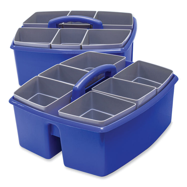 Large Caddy with Sorting Cups, Blue, 2/Carton