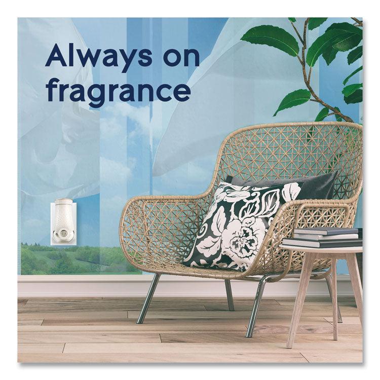 Plugin Scented Oil, Clean Linen, 0.67 oz, 2 Warmers and 6 Refills/Pack