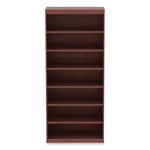 Alera Valencia Series Square Corner Bookcase, Seven-Shelf, 35.63w x 11.81d x 83.86h, Cherry