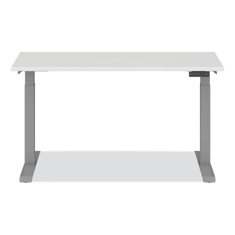 Alera AdaptivErgo Sit-Stand Three-Stage Electric Height-Adjustable Table with Memory Controls, 60" x 24" x 30" to 49", White