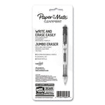 Clear Point Mechanical Pencils with Tube of Lead/Erasers, 0.7 mm, HB (#2), Black Lead, Randomly Assorted Barrel Colors, 2/PK