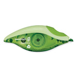DryLine Grip Correction Tape, Recycled Dispenser, Green/White Applicator, 0.2" x 335", 2/Pack