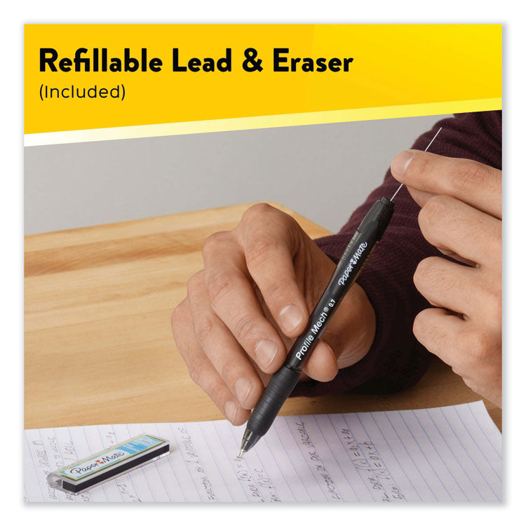 Profile Mechanical Pencils, 0.7 Mm, Hb (#2), Black Lead, Assorted Barrel Colors, 8/pack