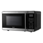 0.7 Cubic Foot Microwave Oven, 700 Watts, Black/Stainless Steel