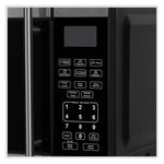 0.7 Cubic Foot Microwave Oven, 700 Watts, Black/Stainless Steel