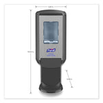 Cs4 Hand Sanitizer Dispenser, 1,200 Ml, 4.88 X 8.19 X 11.38, Graphite