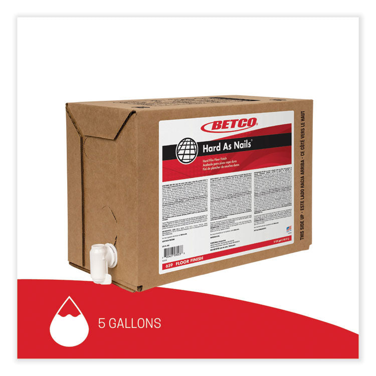 Hard as Nails Floor Finish, 5 gal Bag-in-Box