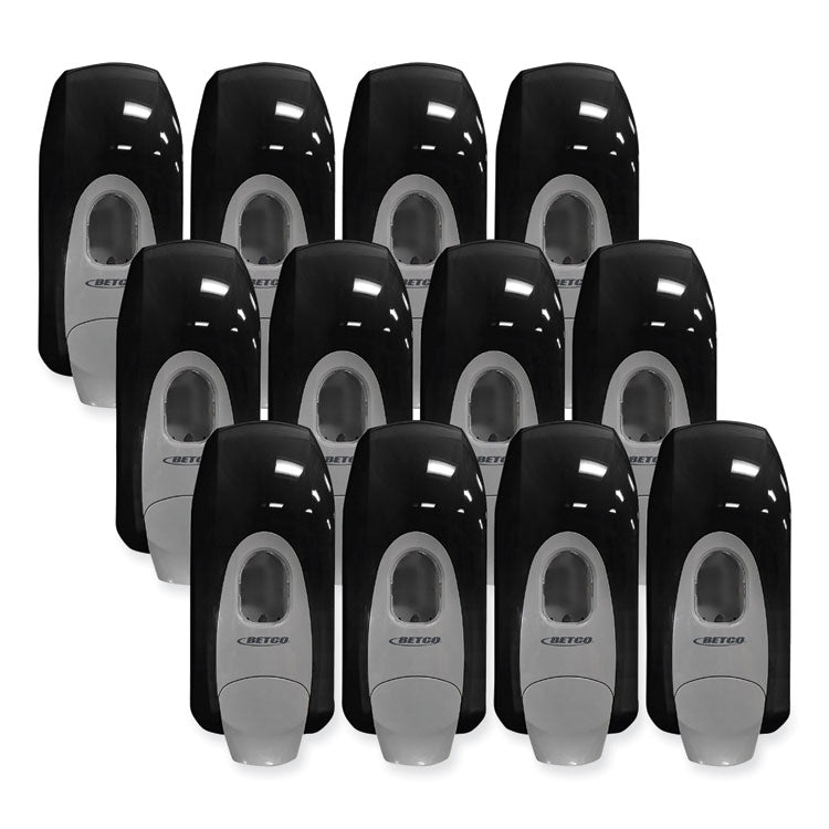 Clario Dispensing System Manual Foam Dispenser, 1,000 mL, 5.11 x 3.85 x 11.73, Black, 12/Carton