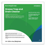 FOG Puck Large Grease Trap and Drain Cleaner, 8 oz, 64/Carton