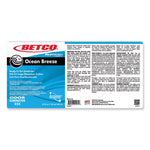 BestScent Ocean Breeze RTU Deodorizer, Ocean Breeze Scent, 32 oz Spray Bottle, 12/Carton