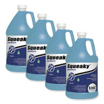 Squeaky Concentrate Floor Cleaner, Characteristic Scent, 1 gal Bottle, 4/Carton