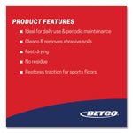 Squeaky Concentrate Floor Cleaner, Characteristic Scent, 1 gal Bottle, 4/Carton