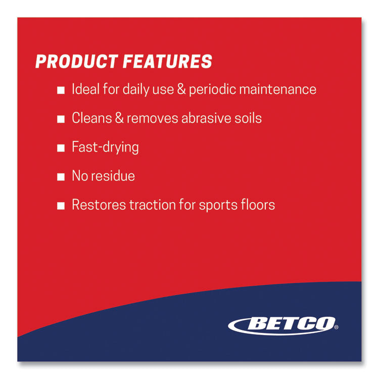 Squeaky Concentrate Floor Cleaner, Characteristic Scent, 1 gal Bottle, 4/Carton