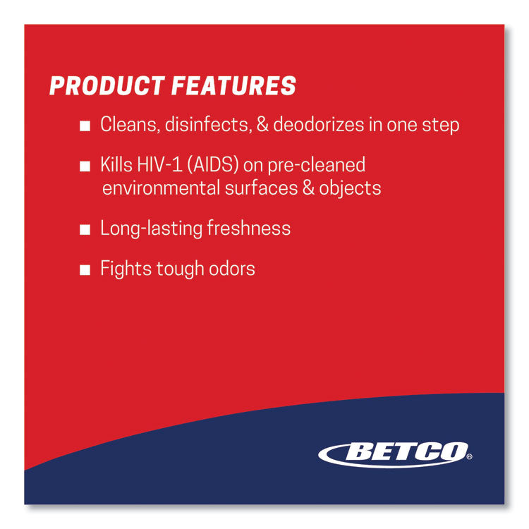 AF315 Disinfectant Cleaner, Citrus Floral Scent, 2 L Bottle, 4/Carton