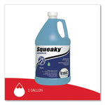 Squeaky Concentrate Floor Cleaner, Characteristic Scent, 1 gal Bottle, 4/Carton