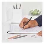 Advanced Mechanical Pencils, 0.5 Mm, Hb (#2), Black Lead, Gun Metal Gray Barrel