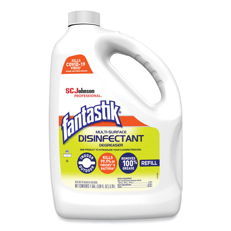 Multi-Surface Disinfectant Degreaser, Pleasant Scent, 1 Gallon Bottle, 4/carton