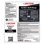 Symplicity Sanibet Multi-Range Sanitizer Disinfectant Deodorizer, 2 L Bottle, 4/Carton