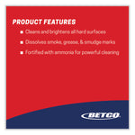 Deep Blue Glass and Surface Cleaner, 2 L Bottle, 4/Carton