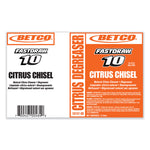 Citrus Chisel, Citrus Scent, FastDraw, 2 L Bottle, 4/Carton