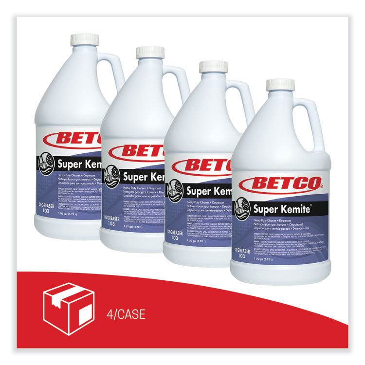 Super Kemite Butyl Degreaser, Cherry Scent, 1 gal Bottle, 4/Carton