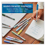 Mystic Gems Markers, Ultra-Fine Needle Tip, Assorted, 24/pack