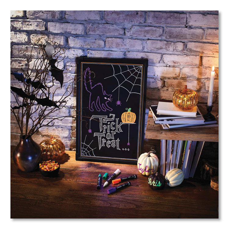 Wet-Erase Chalk Marker, Medium Bullet Tip, White, 2/pack