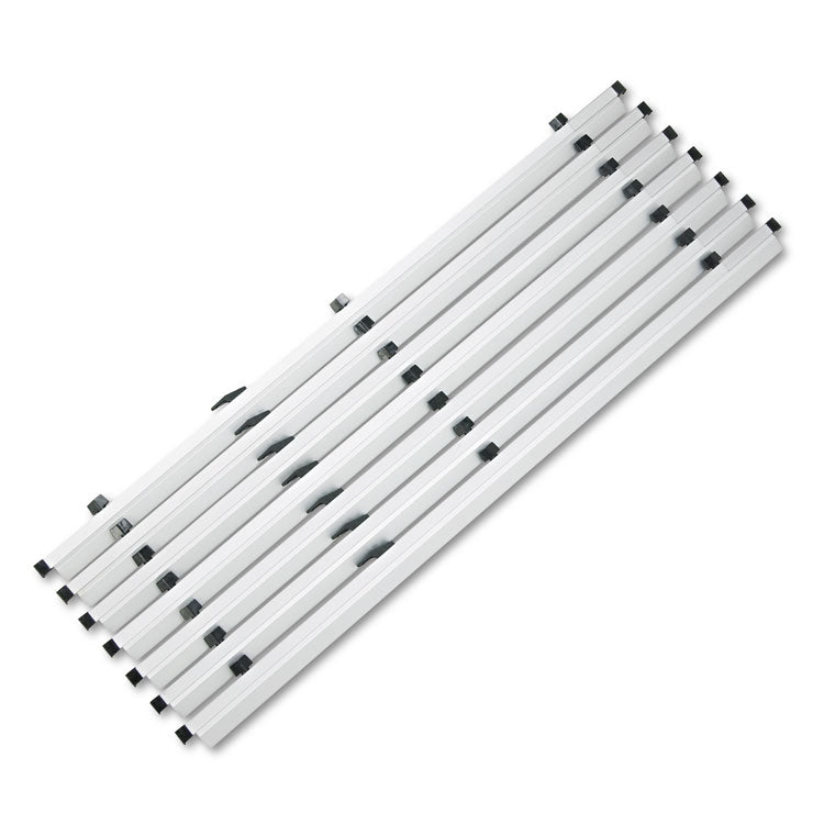 Sheet File Hanging Clamps, 100 Sheets Per Clamp, 42" Length, 6/Carton