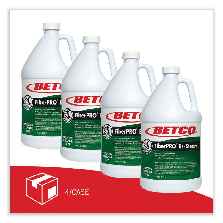 FiberPRO Es-Steam Carpet Cleaner, Country Fresh, 1 gal Bottle, 4/Carton
