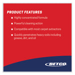 FiberPRO Es-Steam Carpet Cleaner, Country Fresh, 1 gal Bottle, 4/Carton