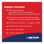 pH7Q Dual Neutral Disinfectant Cleaner, Lemon Scent, 67.6 oz Bottle, 4/Carton