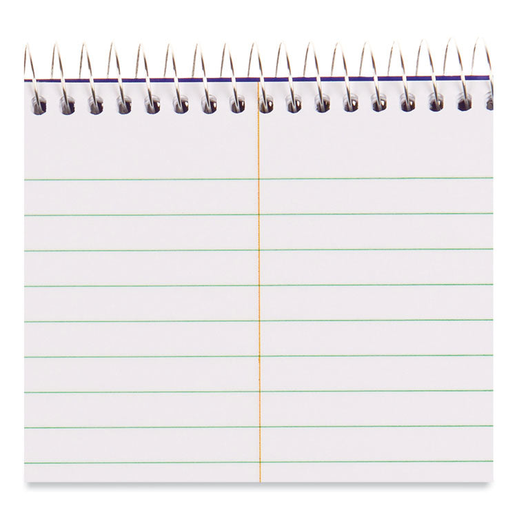 High-Capacity Steno Pad, Medium/College Rule, Blue Cover, 180 White 6 x 9 Sheets