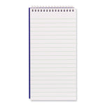 Reporters Note Pad, Medium/College Rule, Blue Cover, 80 White 4 x 8 Sheets