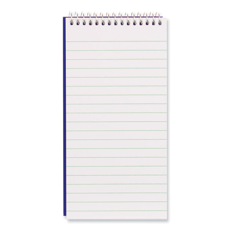 Reporters Note Pad, Medium/College Rule, Blue Cover, 80 White 4 x 8 Sheets