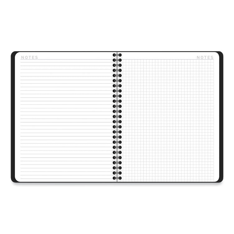 Contempo Lite Academic Year Weekly/Monthly Planner, 8.75 x 7.87, Black Cover, 12-Month (July to June): 2025 to 2026