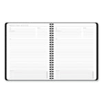 Contempo Lite Academic Year Weekly/Monthly Planner, 8.75 x 7.87, Black Cover, 12-Month (July to June): 2025 to 2026