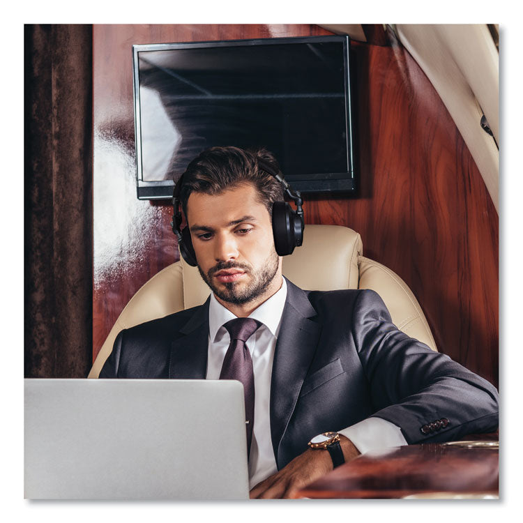 Verve HD 360 Hybrid ANC Wireless Over-Ear Headphones, Black/Platinum