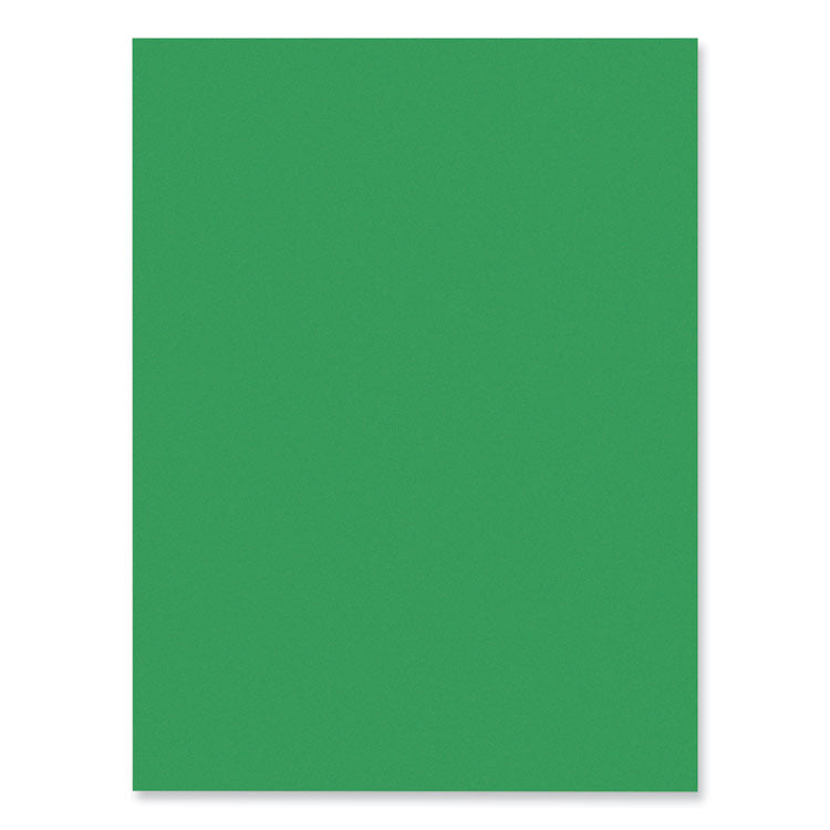 SunWorks Construction Paper, 50 lb Text Weight, 9 x 12, Holiday Green, 50/Pack