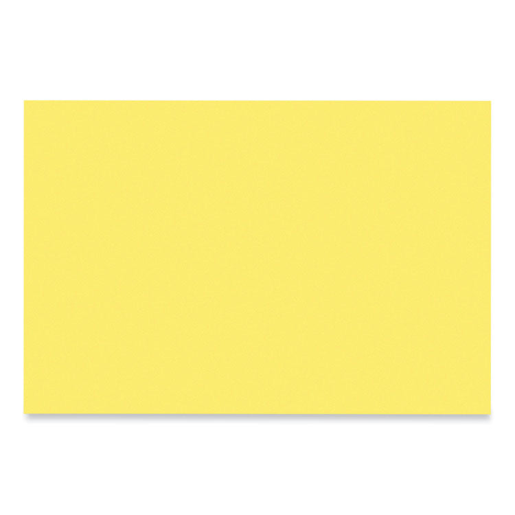 SunWorks Construction Paper, 50 lb Text Weight, 12 x 18, Yellow, 50/Pack