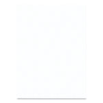 SunWorks Construction Paper, 50 lb Text Weight, 9 x 12, Bright White, 50/Pack