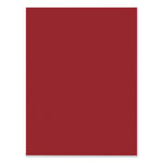 SunWorks Construction Paper, 50 lb Text Weight, 9 x 12, Holiday Red, 50/Pack