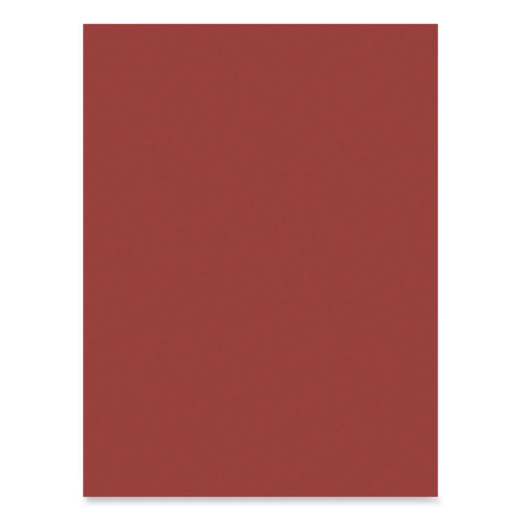 SunWorks Construction Paper, 50 lb Text Weight, 9 x 12, Red, 50/Pack