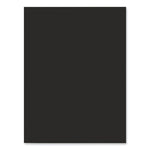 SunWorks Construction Paper, 50 lb Text Weight, 9 x 12, Black, 50/Pack