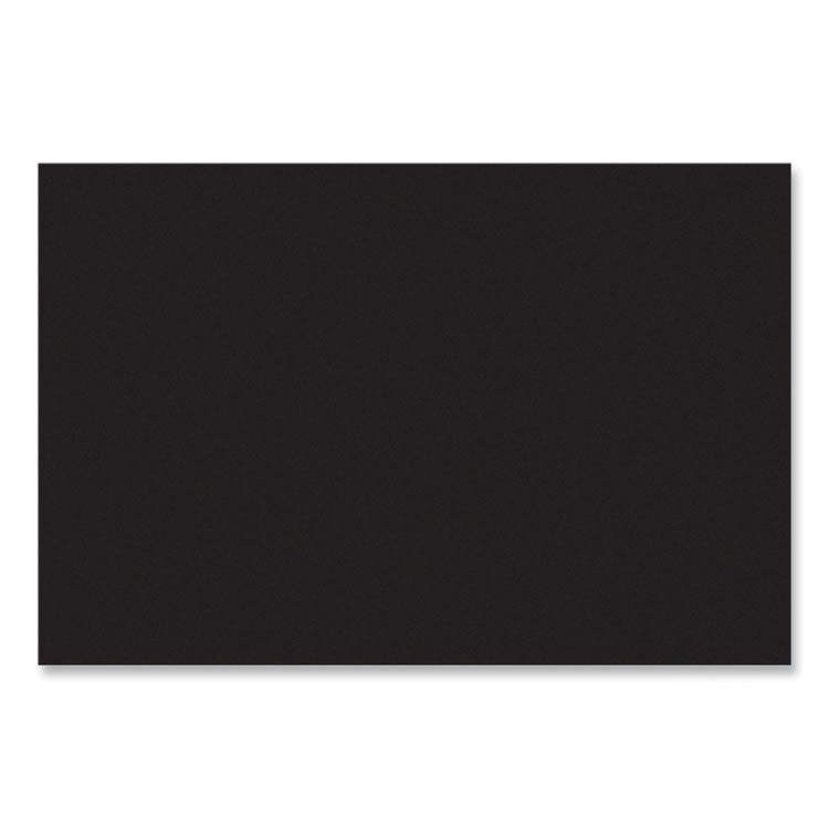 SunWorks Construction Paper, 50 lb Text Weight, 24 x 36, Black, 50/Pack
