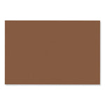 SunWorks Construction Paper, 50 lb Text Weight, 12 x 18, Brown, 50/Pack