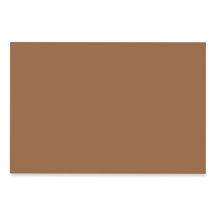 SunWorks Construction Paper, 50 lb Text Weight, 12 x 18, Light Brown, 50/Pack