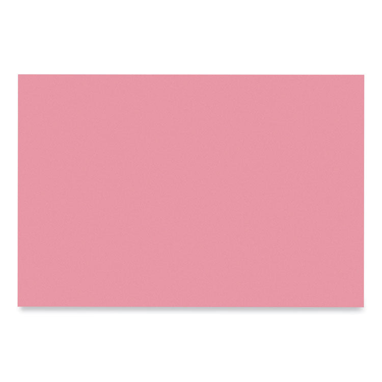 SunWorks Construction Paper, 50 lb Text Weight, 12 x 18, Pink, 50/Pack