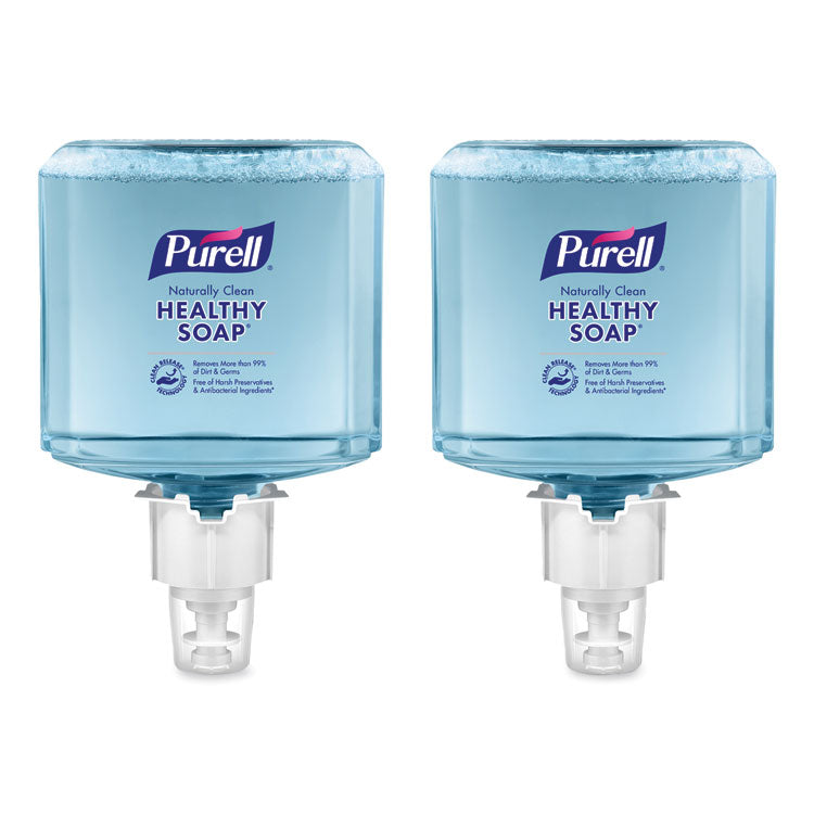 CLEAN RELEASE Technology HEALTHY SOAP Naturally Clean Foam Refill, For ES4 Dispensers, Citrus Scent, 1,200 mL, 2/Carton