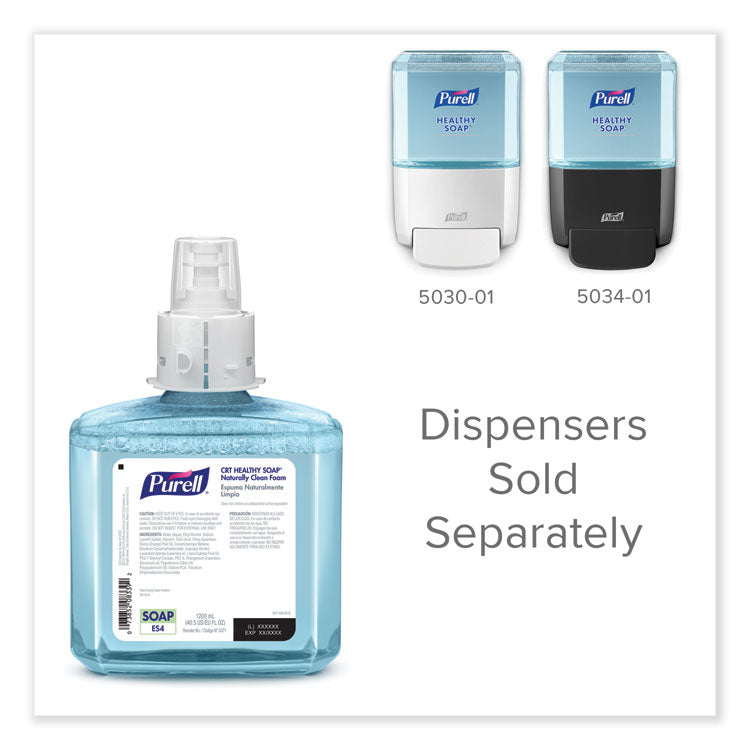 CLEAN RELEASE Technology HEALTHY SOAP Naturally Clean Foam Refill, For ES4 Dispensers, Citrus Scent, 1,200 mL, 2/Carton